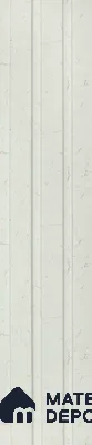 White Marble Louver PN 06307 8 ft x 4.9 inch Charcoal Panel - 12 mm | Suitable for Feature Wall, TV Unit & Living Room | Width is Subjected to 5% Variation