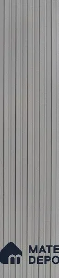 Grey Leather Louver PN 06308 8 ft x 4.9 inch Charcoal Panel - 12 mm | Suitable for Feature Wall, TV Unit & Living Room | Width is Subjected to 5% Variation