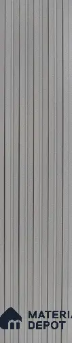 Grey Leather Louver PN 06308 8 ft x 4.9 inch Charcoal Panel - 12 mm | Suitable for Feature Wall, TV Unit & Living Room | Width is Subjected to 5% Variation