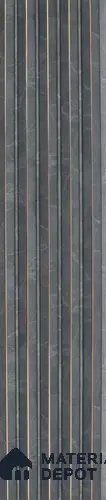 Grey Marble Louver PN 06309 8 ft x 4.9 inch Charcoal Panel - 12 mm | Suitable for Feature Wall, TV Unit & Living Room | Width is Subjected to 5% Variation