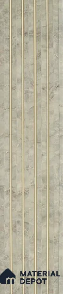 Beige Stone Louver PN 06310 8 ft x 4.9 inch Charcoal Panel - 12 mm | Suitable for Feature Wall, TV Unit & Living Room | Width is Subjected to 5% Variation