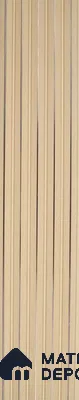 Beige Wooden Louver PN 06311 8 ft x 4.9 inch Charcoal Panel - 12 mm | Suitable for Feature Wall, TV Unit & Living Room | Width is Subjected to 5% Variation