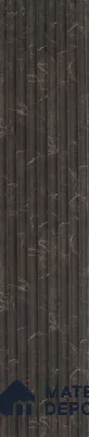 Brown Marble Louver PN 06312 8 ft x 4.9 inch Charcoal Panel - 12 mm | Suitable for Feature Wall, TV Unit & Living Room | Width is Subjected to 5% Variation