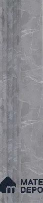 Grey Marble Louver PN 06323 8 ft x 4.9 inch Charcoal Panel - 12 mm | Suitable for Feature Wall, TV Unit & Living Room | Width is Subjected to 5% Variation