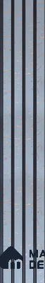 Blue Patterned Louver PN 06328 8 ft x 4.9 inch Charcoal Panel - 12 mm | Suitable for Feature Wall, TV Unit & Living Room | Width is Subjected to 5% Variation
