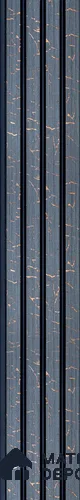 Grey Patterned Louver PN 06329 8 ft x 4.9 inch Charcoal Panel - 12 mm | Suitable for Feature Wall, TV Unit & Living Room | Width is Subjected to 5% Variation