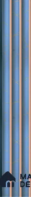 Blue Patterned Louver PN 06334 8 ft x 4.9 inch Charcoal Panel - 12 mm | Suitable for Feature Wall, TV Unit & Living Room | Width is Subjected to 5% Variation