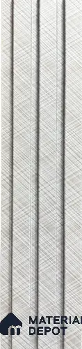 White Fabric Louver PN 06336 8 ft x 4.9 inch Charcoal Panel - 12 mm | Suitable for Feature Wall, TV Unit & Living Room | Width is Subjected to 5% Variation