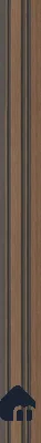 Wenge Wooden Louver SA 1003 8 ft x 4.9 inch Charcoal Panel -  mm | Suitable for Feature Wall, TV Unit & Living Room | Width is Subjected to 5% Variation