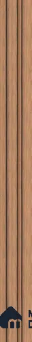 Beige Wooden Louver SA 1004 8 ft x 4.9 inch Charcoal Panel - mm | Suitable for Feature Wall, TV Unit & Living Room | Width is Subjected to 5% Variation
