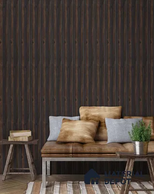 Wenge Wooden Louver SA 1011 8 ft x 4.9 inch Charcoal Panel -  mm | Suitable for Feature Wall, TV Unit & Living Room | Width is Subjected to 5% Variation