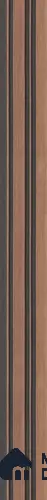 Brown Wooden Louver SA 1017 8 ft x 4.9 inch Charcoal Panel - mm | Suitable for Feature Wall, TV Unit & Living Room | Width is Subjected to 5% Variation