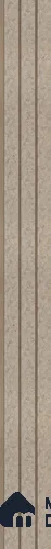 Beige Charcoal Louvers/Panels Display Clads Series | 8 ft x 5 inch | PN 07876