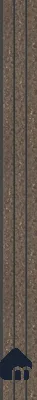 Wenge Charcoal Louvers/Panels Display Clads Series | 8 ft x 5 inch | SA 3003