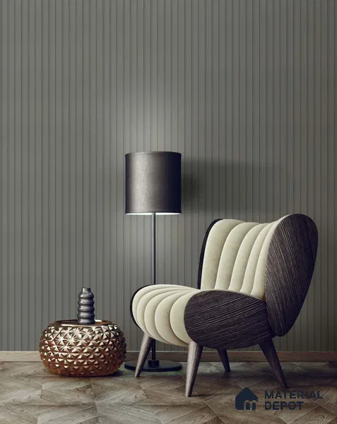 Grey Charcoal Louvers/Panels Display Clads Series | 8 ft x 5 inch | PN 07618