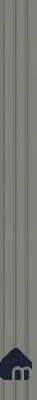 Grey Charcoal Louvers/Panels Display Clads Series | 8 ft x 5 inch | PN 07618
