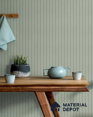 Grey Plain Colour Louver SA 4007 8 ft x 4.9 inch Charcoal Panel -  mm | Suitable for Feature Wall, TV Unit & Living Room | Width is Subjected to 5% Variation