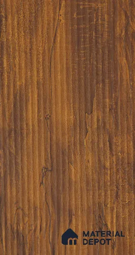 Wooden Fluted Look LM 18783 Chocolate Maple 8 ft x 4 ft Texture Finish Decorative Laminate - 1 mm | Suitable for TV Unit, Wardrobe, Kitchen Cabinets