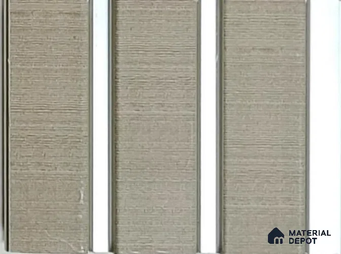 Gold Patterned Louver PN 02172 8 ft x 4.9 inch Charcoal Panel - 12 mm | Suitable for Feature Wall, TV Unit & Living Room | Width is Subjected to 5% Variation