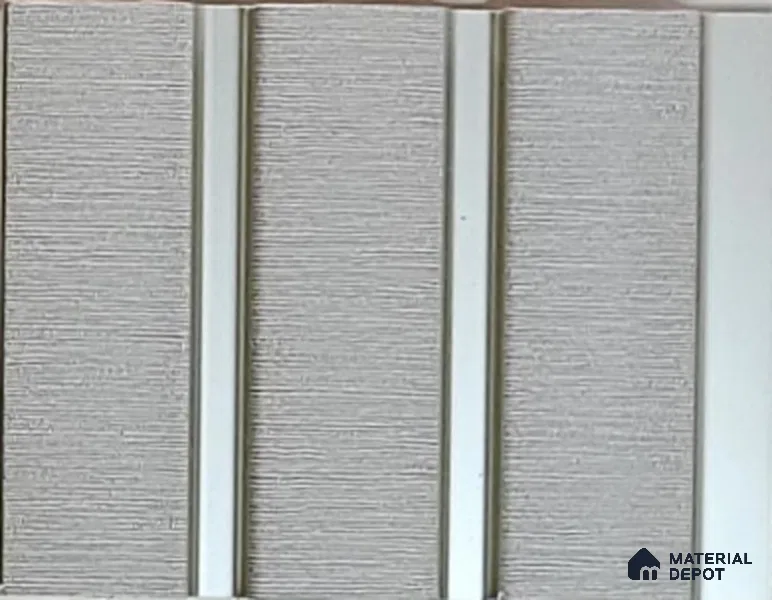 Grey Metallic Louver PN 02170 8 ft x 4.9 inch Charcoal Panel - 12 mm | Suitable for Feature Wall, TV Unit & Living Room | Width is Subjected to 5% Variation