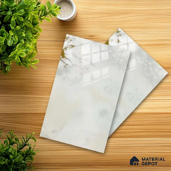 Ferrero 1B 0723 Gold Horizon 8 ft x 4 ft Lazer Marble Series High Gloss Finish Acrylic Laminate - 1.5 mm (LM 01113) | Matching Edgeband Code - 723 |  Suitable for TV Unit, Wardrobe, Kitchen Cabinets