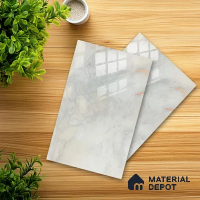 Ferrero 1B 0724 Copper Mist 8 ft x 4 ft Lazer Marble Series High Gloss Finish Acrylic Laminate - 1.5 mm (LM 01114) | Matching Edgeband Code - 724 |  Suitable for TV Unit, Wardrobe, Kitchen Cabinets