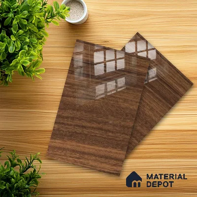 Wooden Look 715 8 ft x 4 ft Wooden Series High Gloss Finish Acrylic Laminate - 1.5 mm | Suitable for TV Unit, Wardrobe, Kitchen Cabinets