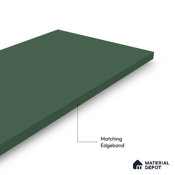 Ferrero 1A 0202 SMT Misty Cyan 8 ft x 4 ft Super Matte Finish Decorative Laminate - 1 mm | Suitable for Living Room, Bedroom, Kitchen, Bathroom, TV Unit, Wardrobe, Hotel, Restaurant, Office