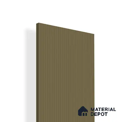 Ferrero 1A 0273 03 Warm Taupe 8 ft x 4 ft Fluted Matte Finish Decorative Laminate - 1 mm | Suitable for Living Room, Bedroom, Kitchen, Bathroom, TV Unit, Wardrobe, Hotel, Restaurant, Office