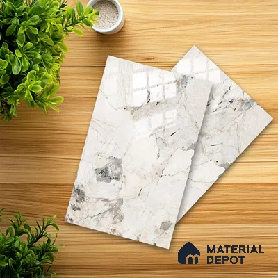 Ferrero 2A 01904 Mystic Slate 8 ft x 4 ft High Gloss Finish 6H Anti Scratch Acrylic Laminate - 1.5 mm | Suitable for Bedroom, TV Unit, Wardrobe, Kitchen Cabinet