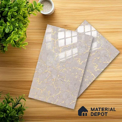 Ferrero 2A 01925 Silken Veins 8 ft x 4 ft High Gloss Finish 6H Anti Scratch Acrylic Laminate - 1.5 mm | Suitable for Bedroom, TV Unit, Wardrobe, Kitchen Cabinet
