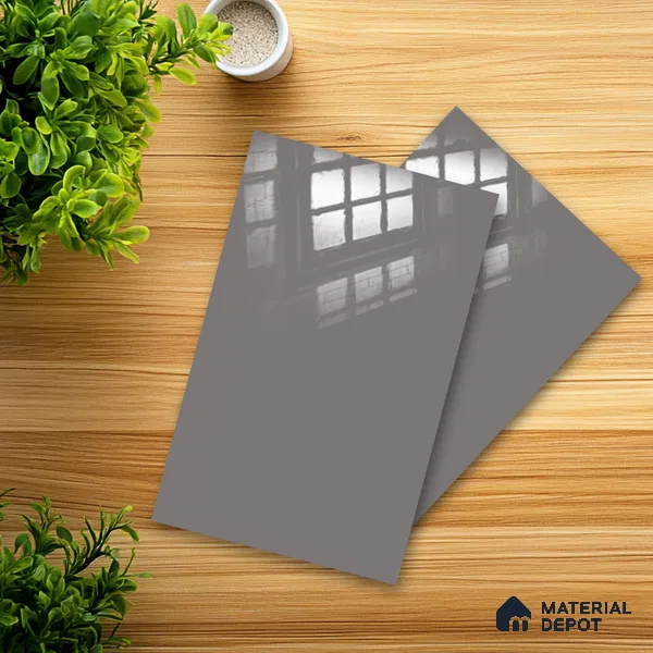 Ferrero 1C 01509 Aged Granite 8 ft x 4 ft High Gloss Finish 6H Anti Scratch Acrylic Laminate - 1.5 mm | Suitable for Living Room, Kitchen, Office