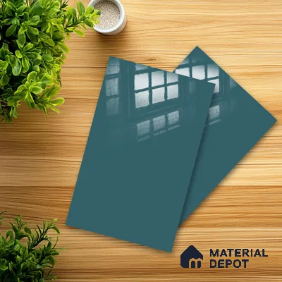 Ferrero 1C 01521 Cloudy Pearl 8 ft x 4 ft High Gloss Finish 6H Anti Scratch Acrylic Laminate - 1.5 mm | Suitable for Living Room, Kitchen, Office