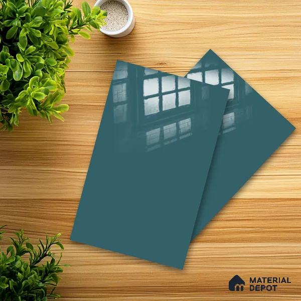 Ferrero 1C 01521 Cloudy Pearl 8 ft x 4 ft High Gloss Finish 6H Anti Scratch Acrylic Laminate - 1.5 mm | Suitable for Living Room, Kitchen, Office