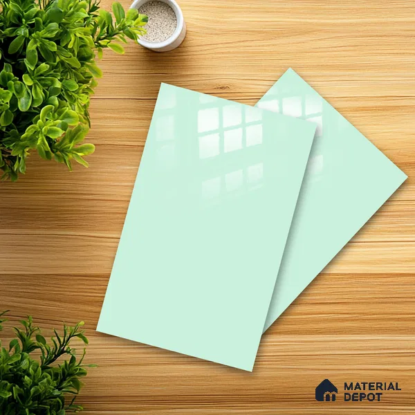 Ferrero 1C 01518 Garden Glow 8 ft x 4 ft High Gloss Finish 6H Anti Scratch Acrylic Laminate - 1.5 mm | Suitable for Living Room, Kitchen, Office