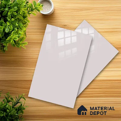 Ferrero 1C 01562 Soft Mauve 8 ft x 4 ft High Gloss Finish 6H Anti Scratch Acrylic Laminate - 1.5 mm | Suitable for Living Room, Kitchen, Office