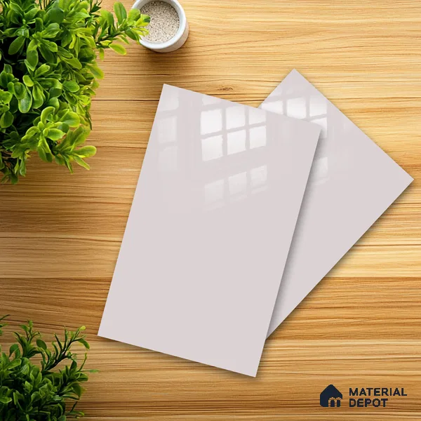 Ferrero 1C 01562 Soft Mauve 8 ft x 4 ft High Gloss Finish 6H Anti Scratch Acrylic Laminate - 1.5 mm | Suitable for Living Room, Kitchen, Office