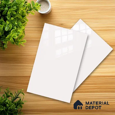 Ferrero 1C 01561 Gentle Breeze 8 ft x 4 ft High Gloss Finish 6H Anti Scratch Acrylic Laminate - 1.5 mm | Suitable for Living Room, Kitchen, Office