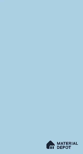 LM 25104 Powder Blue Solid Colors Look Decorative Laminate 8 ft x 4 ft High Gloss Finish - 1 mm | Suitable for Living Room, Kitchen, Office