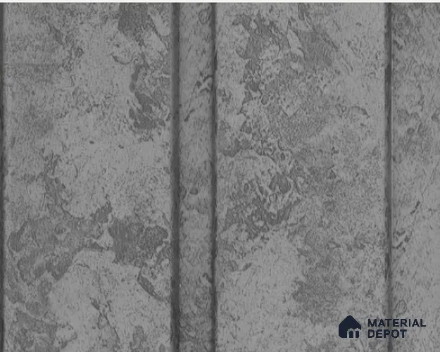 Brown Patterned Louver PN 05324 8 ft x 4.9 inch Charcoal Panel - 12 mm | Suitable for Feature Wall, TV Unit & Living Room | Width is Subjected to 5% Variation