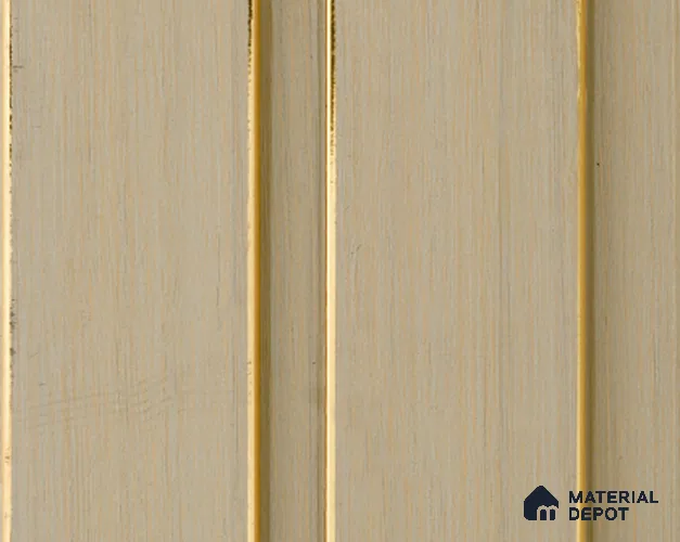 Brown Wooden Louver PN 05379 8 ft x 4.9 inch Charcoal Panel - 12 mm | Suitable for Feature Wall, TV Unit & Living Room | Width is Subjected to 5% Variation
