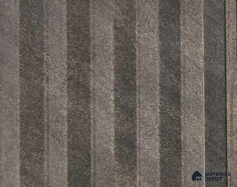 Grey Stone Louver PN 05391 8 ft x 4.9 inch Charcoal Panel - 12 mm | Suitable for Feature Wall, TV Unit & Living Room | Width is Subjected to 5% Variation