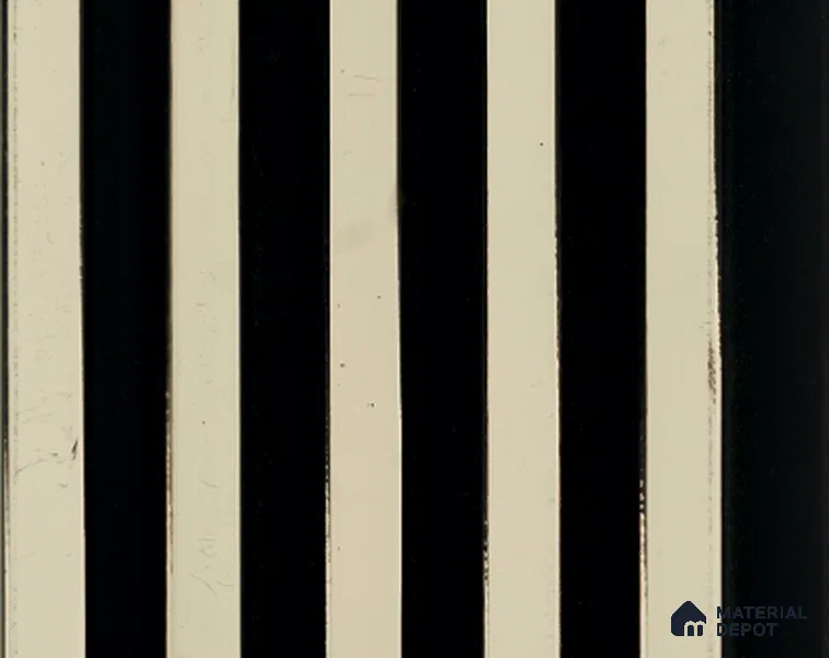 Beige Plain Colour Louver PN 05395 8 ft x 4.9 inch Charcoal Panel - 12 mm | Suitable for Feature Wall, TV Unit & Living Room | Width is Subjected to 5% Variation