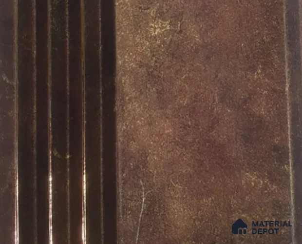 Brown Patterned Louver PN 05422 8 ft x 4.9 inch Charcoal Panel - 12 mm | Suitable for Feature Wall, TV Unit & Living Room | Width is Subjected to 5% Variation