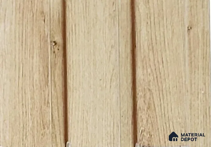 Brown Wooden Louver PN 05333 8 ft x 4.9 inch Charcoal Panel - 12 mm | Suitable for Feature Wall, TV Unit & Living Room | Width is Subjected to 5% Variation
