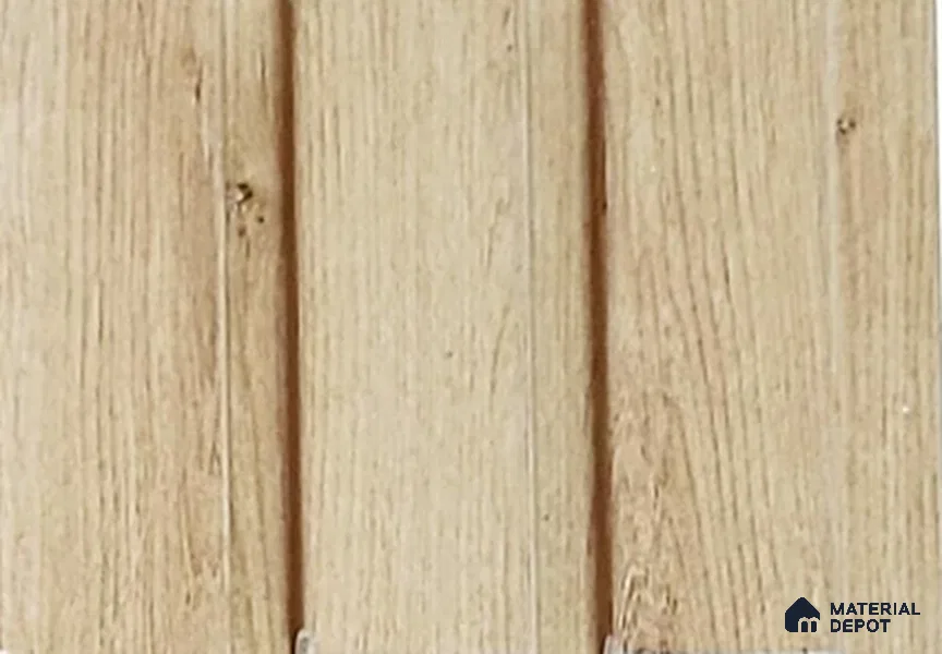 Brown Wooden Louver PN 05333 8 ft x 4.9 inch Charcoal Panel - 12 mm | Suitable for Feature Wall, TV Unit & Living Room | Width is Subjected to 5% Variation