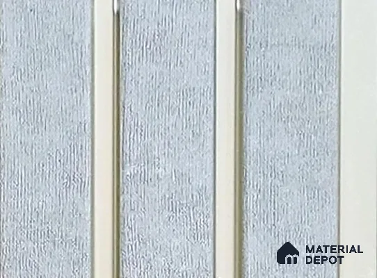 Grey Patterned Louver PN 05355 8 ft x 4.9 inch Charcoal Panel - 12 mm | Suitable for Feature Wall, TV Unit & Living Room | Width is Subjected to 5% Variation