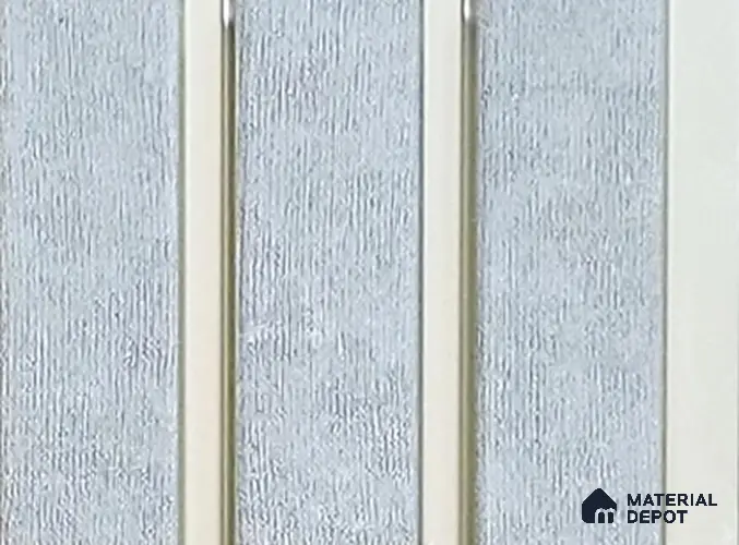 Grey Patterned Louver PN 05355 8 ft x 4.9 inch Charcoal Panel - 12 mm | Suitable for Feature Wall, TV Unit & Living Room | Width is Subjected to 5% Variation