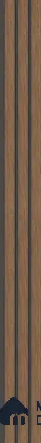Brown Wooden Louver SA 1001 8 ft x 4.9 inch Charcoal Panel - mm | Suitable for Feature Wall, TV Unit & Living Room | Width is Subjected to 5% Variation