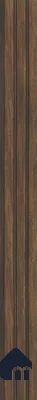 Brown Wooden Louver SA 1005 8 ft x 4.9 inch Charcoal Panel -  mm | Suitable for Feature Wall, TV Unit & Living Room | Width is Subjected to 5% Variation